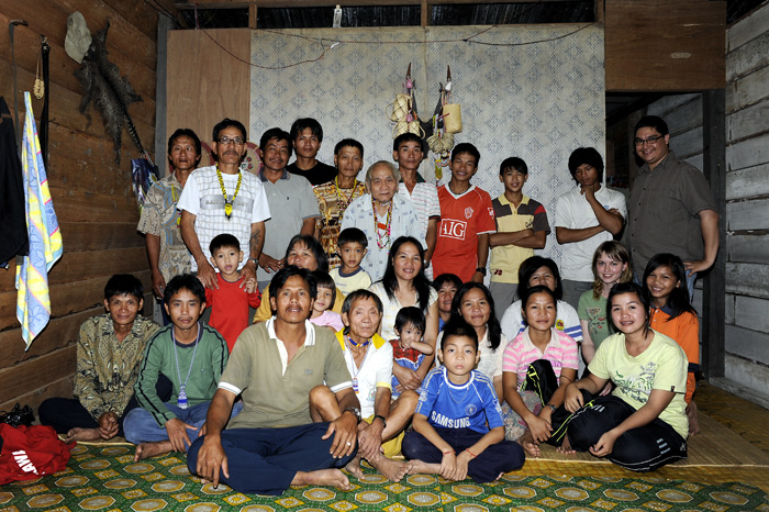 Us with the penan villagers.